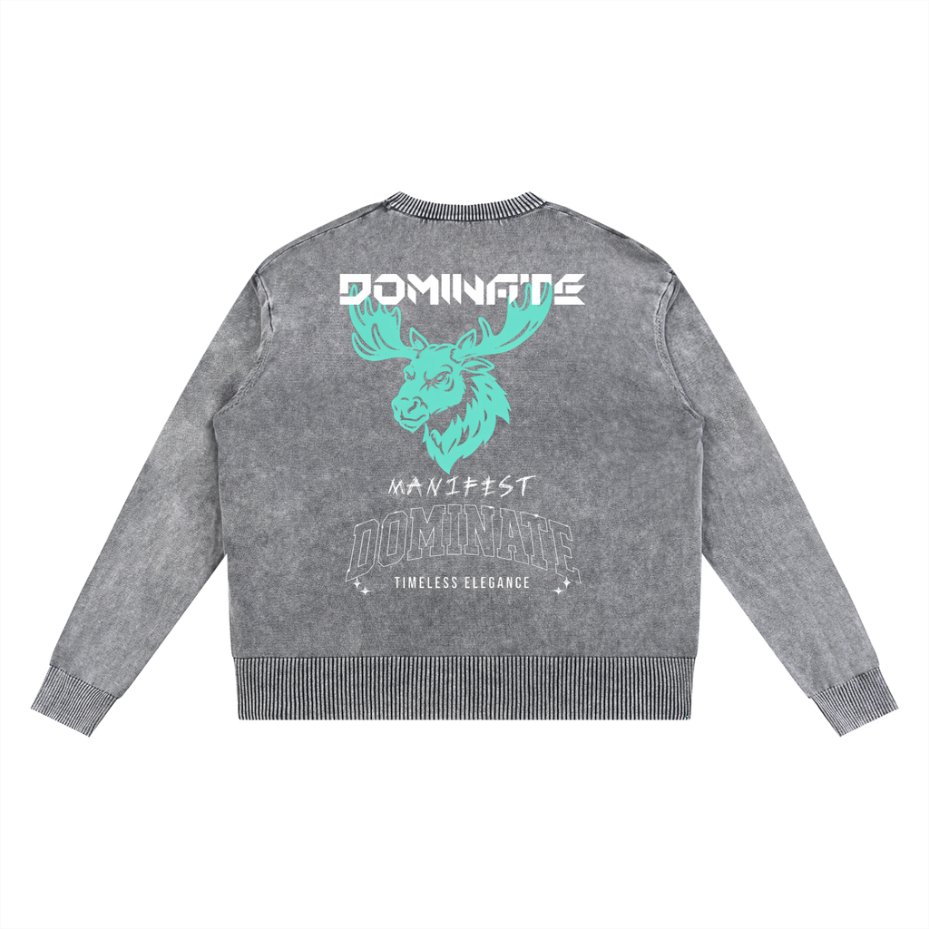 Mineral Wash Oversized Sweater