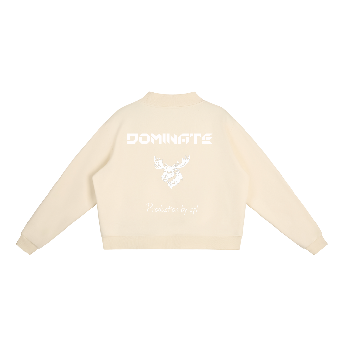 Essential Fleece Mock-Neck Crew Sweatshirt