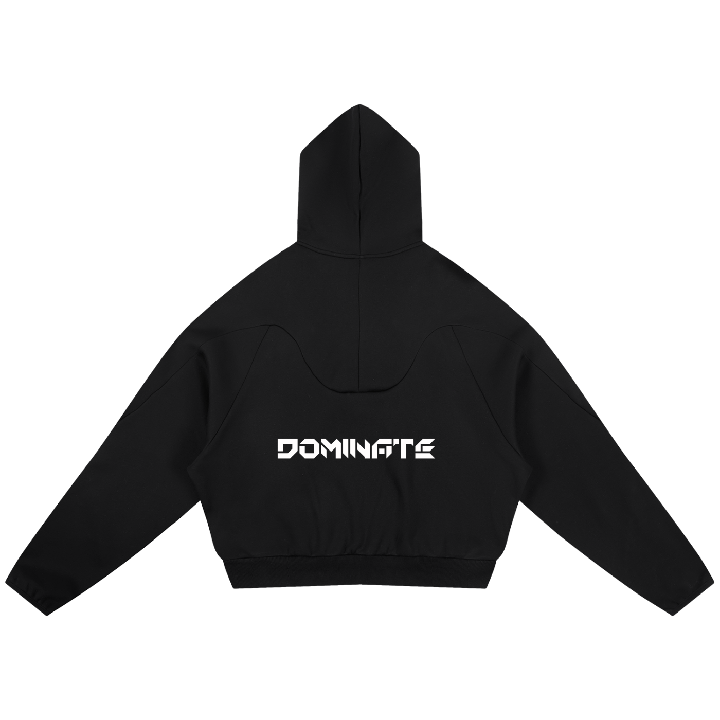 Curved Panel Raglan Hoodie