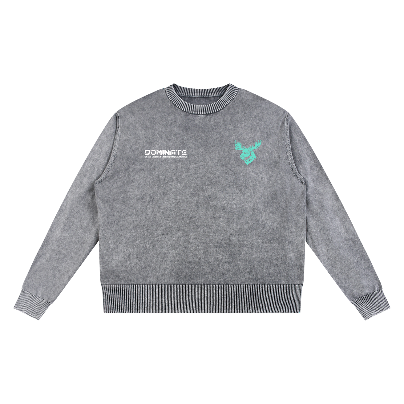 Mineral Wash Oversized Sweater