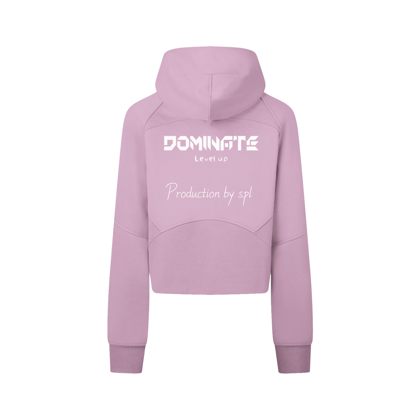 Cropped Zip-Through Hoodie