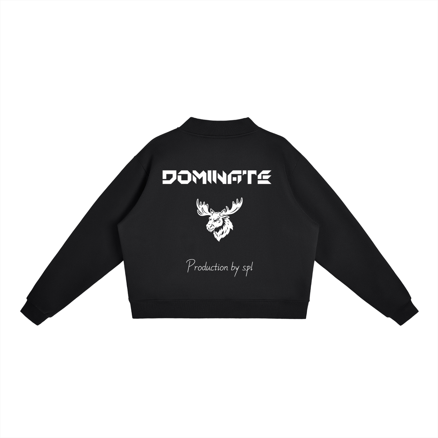 Essential Fleece Mock-Neck Crew Sweatshirt