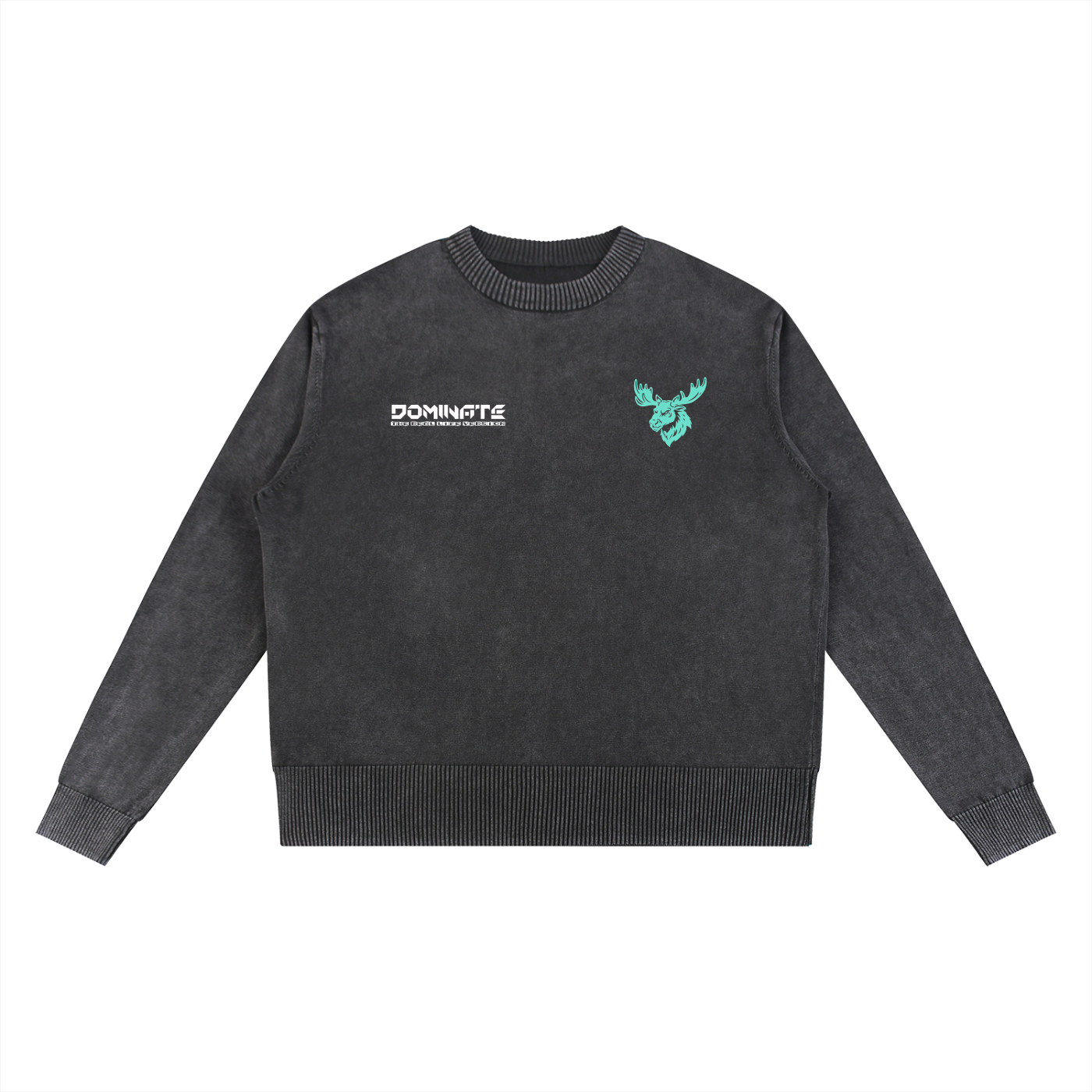 Mineral Wash Oversized Sweater